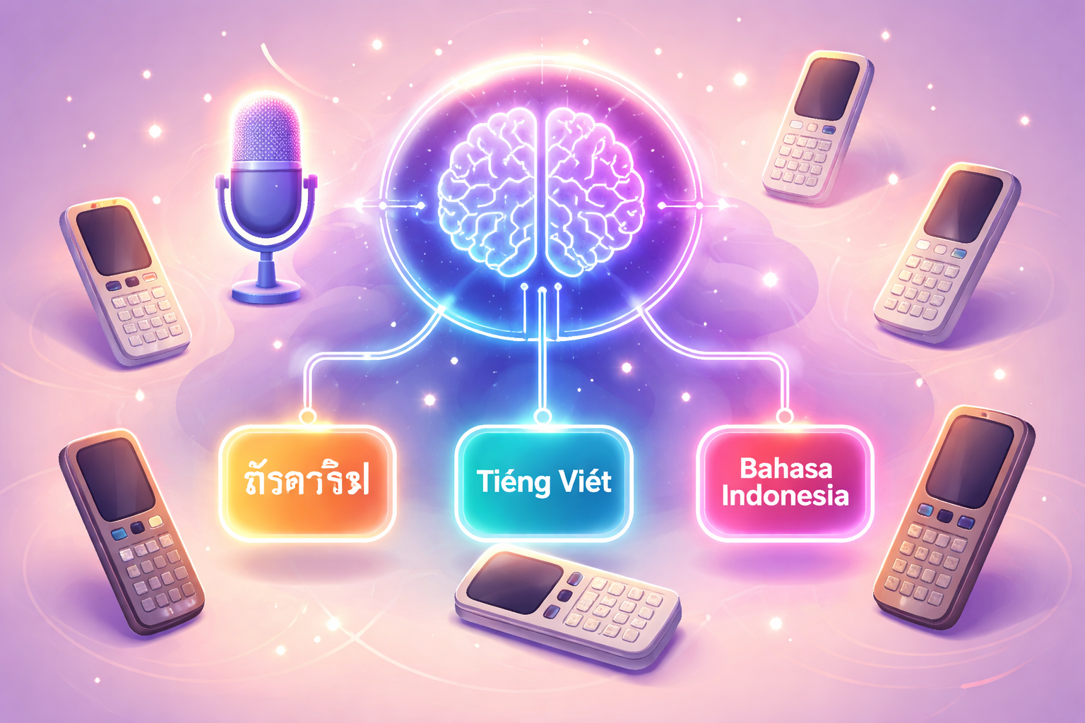 Voice AI technology components diagram